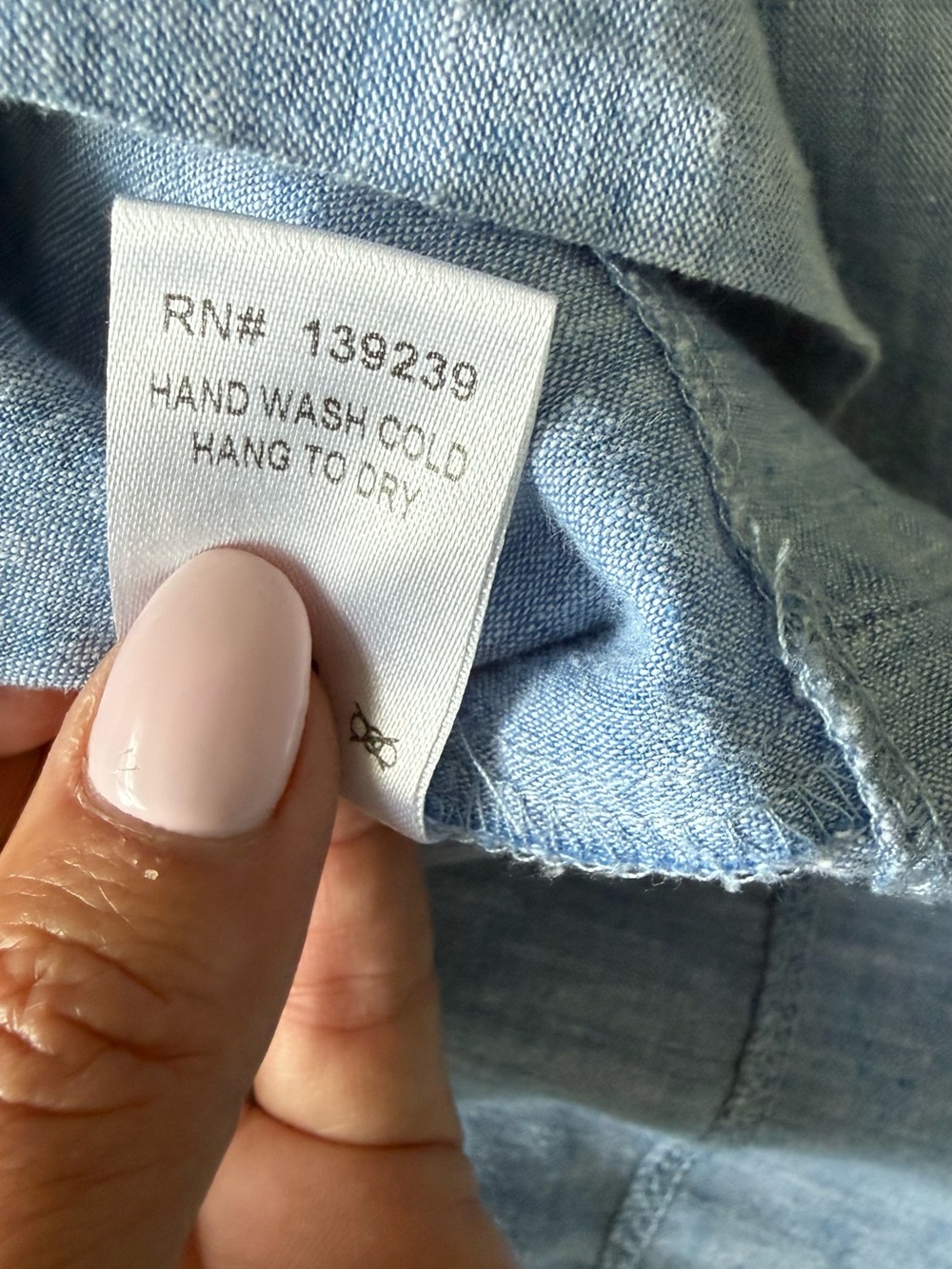 Tuckernuck Sky Blue Tiered V-Notch Mini Dress - Picture 9 of 9